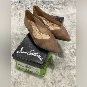 SAM EDELMAN Riza Praline Suede SIZE 4 Women’s, NOT A 5